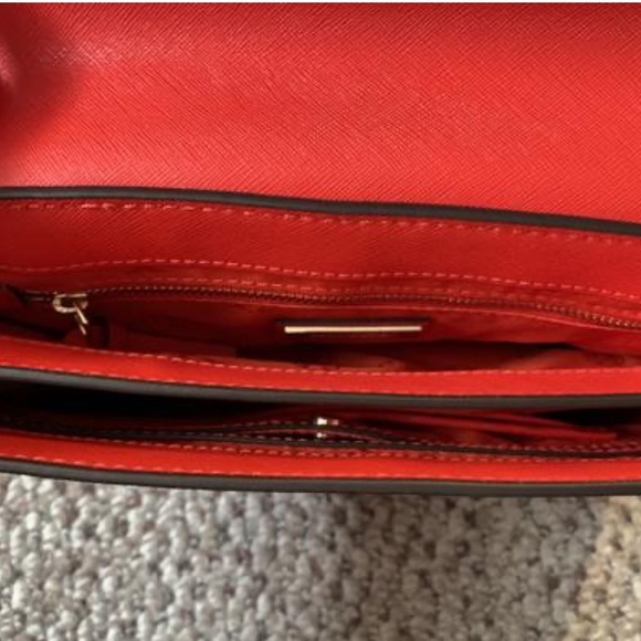 Tory Burch Poppy Orange Robinson Crossbody - Picture 7 of 8